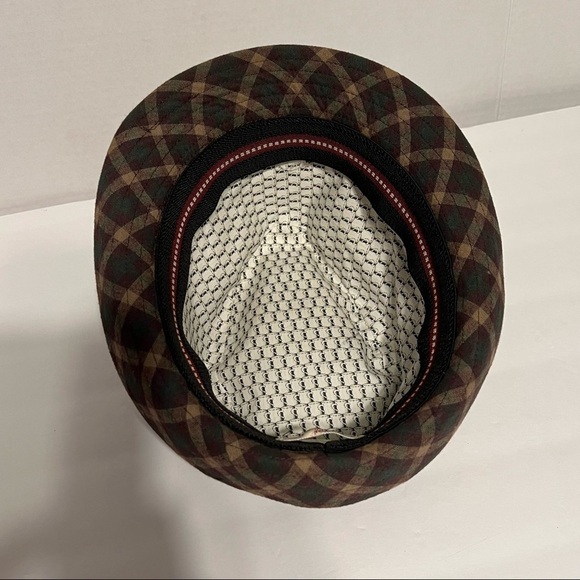 Original Penguin Plaid Fedora Hat - Picture 4 of 11
